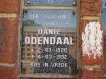 ODENDAAL Danie 1920-1992