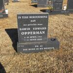 OPPERMAN Dawid Edward 1941-2000