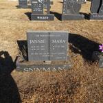 SNYMAN Jannie 1917-2002 & Mara 1918-