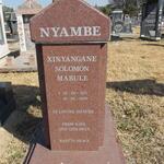 NYAMBE Xinyangane Salomon Marule 1956-1999