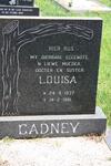 GADNEY Louisa 1937-1981