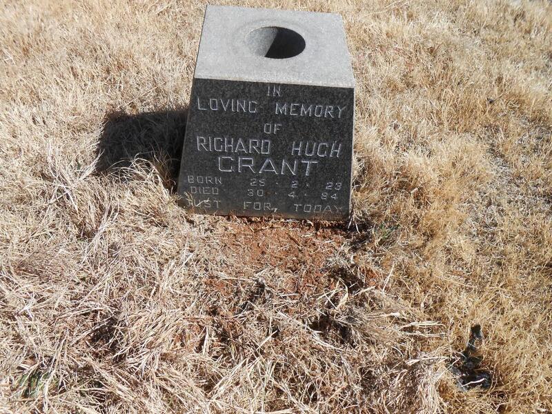 GRANT Richard Hugh 1923-1984