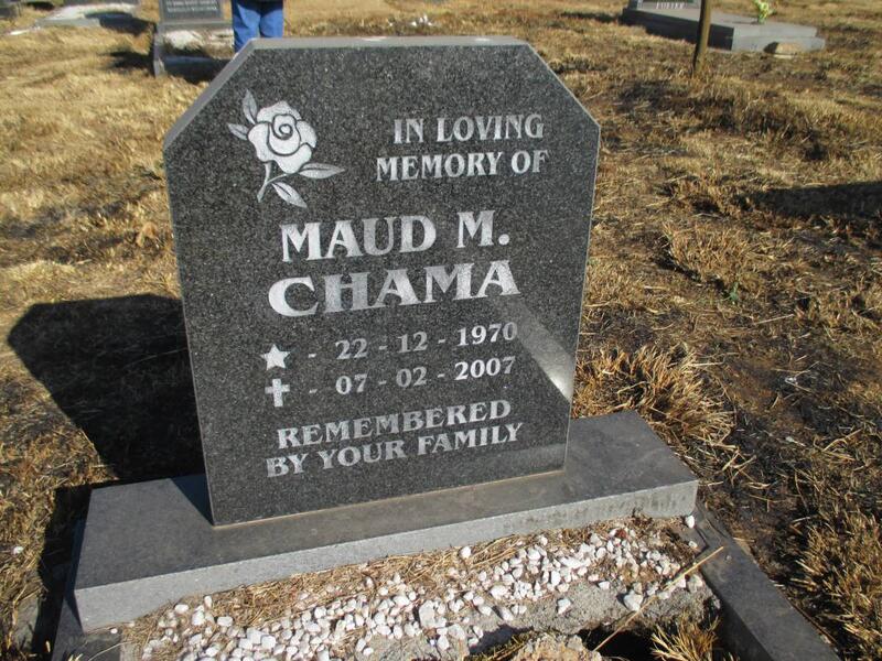 CHAMA Maud M. 1970-2007