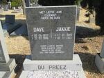 PREEZ Dave, du 1937-1996 :: DU PREEZ Jakkie 1949-2013