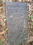 RADEMEYER H.F. 1881-1948