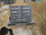 WRIGHT Fredrick Charles 1940-1991 & Adriana Davina 1938-