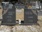 KRUGER Bennie 1922-1991 & Louisa 1921-2003