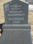 HLATSHWAYO Sibusiso Gift 2008-2008