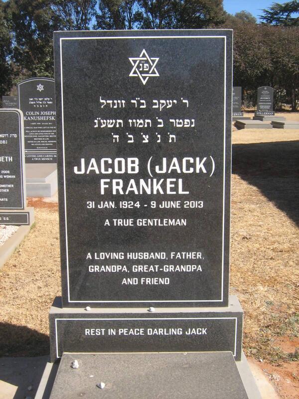 FRANKEL Jacob 1924-2013
