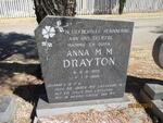 DRAYTON Anna M.M. 1905-1980