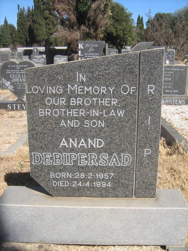 DEBIPERSAD Anand 1957-1994