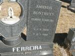 FERREIRA Amanda Bonthuys nee FERREIRA 1968-1999
