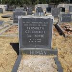 HUMAN Elizabeth Gertbrecht nee KOCH 1896-1985
