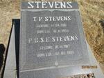 STEVENS T.P. 1916-1986 & P.C.S.E. 1917-1999