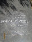VENTER Hester 1892-1979