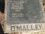 O'MALLEY Charles Frederick 1910-1957