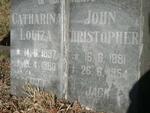 FRAZER John Christopher 1891-1954 & Catharina Louiza 1897-1980