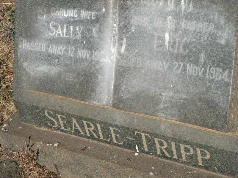 TRIPP Eric, Searle -1964 & Sally -1953