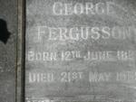 FERGUSSON George 188?-1953
