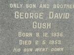 GUSH George David 1935-1953