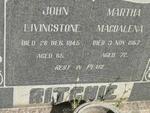 RITCHIE John Livingstone -1945 & Martha Magdalena -1957
