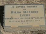 EVENS Hilda Margret 1902-1945