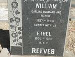REEVES William 1897-1964 & Ethel 1903-1992