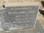 LEWIS Royden Henry 1939-1966