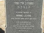 LEVINE Minnie -1954