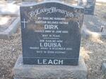 LEACH Dirk -1960 & Louisa -2001