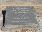 STEVENSON John 1909-1967 & Helen 1905-1995