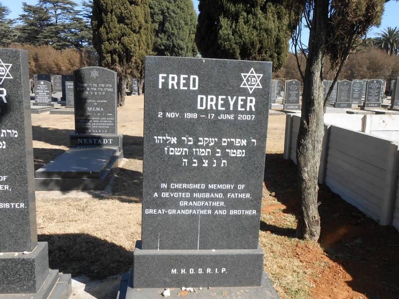 DREYER Fred 1918-2007