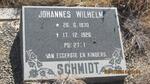 SCHMIDT Johannes Wilhelm 1870-1926