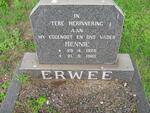 ERWEE Hennie 1925-1980