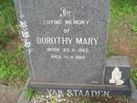 STAADEN Dorothy Mary, van 1943-1980