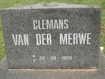 MERWE Clemans, van der 1989-1989