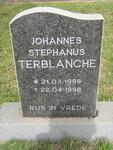 TERBLANCHE Johannes Stephanus 1998-1998