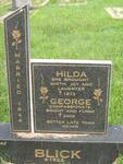 BLICK George 1922-2006 & Hilda 1922-1973