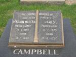 CAMPBELL James 1891-1973 & Marion McLEAN 1888-1973