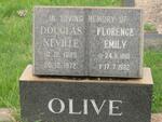 OLIVE Douglas Neville 1889-1972 & Florence Emily 1891-1982