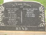 HYND Henry 1896-1973 & Beryl 1900-2006 :: HYND Harry -1943