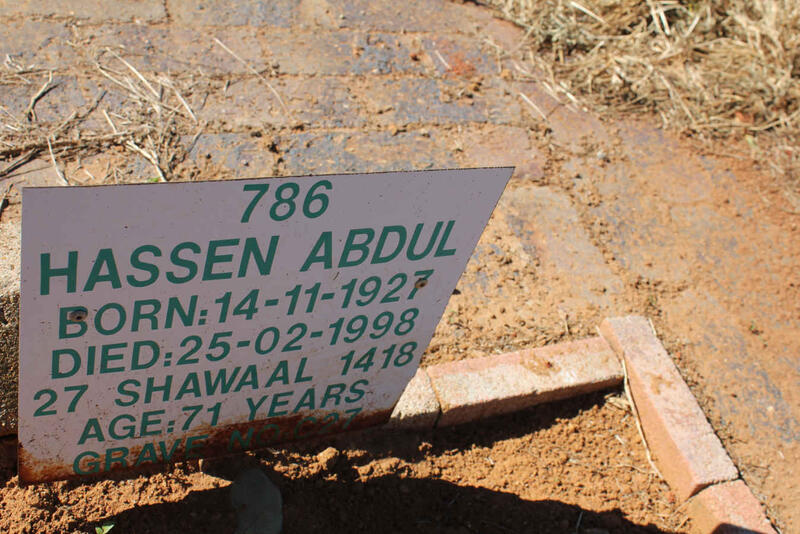 ABDUL Hassen 1927-1998