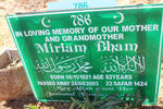 BHAM Mariam 1921-2003