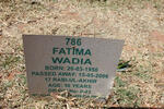WADIA Fatima 1950-2006