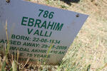 VALLI Ebrahim 1934-2009
