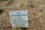 JOGI Fatima Ahmed Moosa 1928-2009