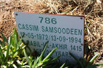 SAMSOODEEN Cassim 1972-1994