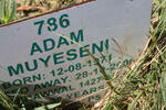 MUYESENI Adam 1971-2006