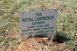 COHEN Royal Lawrence 1936-2010