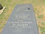 VILLIERS Tielman Francois, de 1875-1937 & Sarah Susanna VAN KRAAYENBURG 1887-1932
